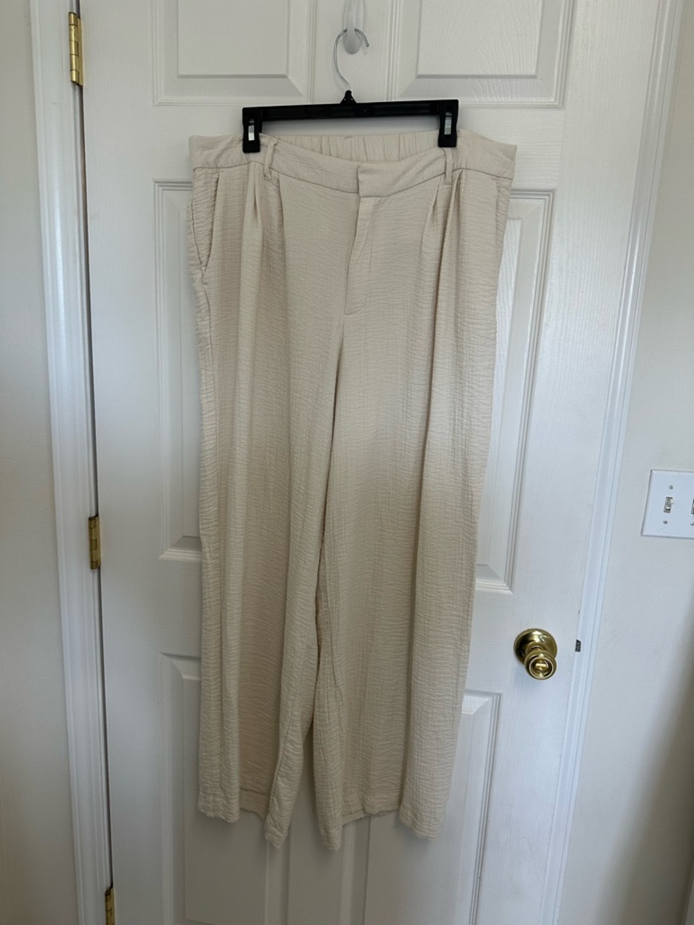 A New Day Wide-Leg Cream Women's Wide Leg Pant